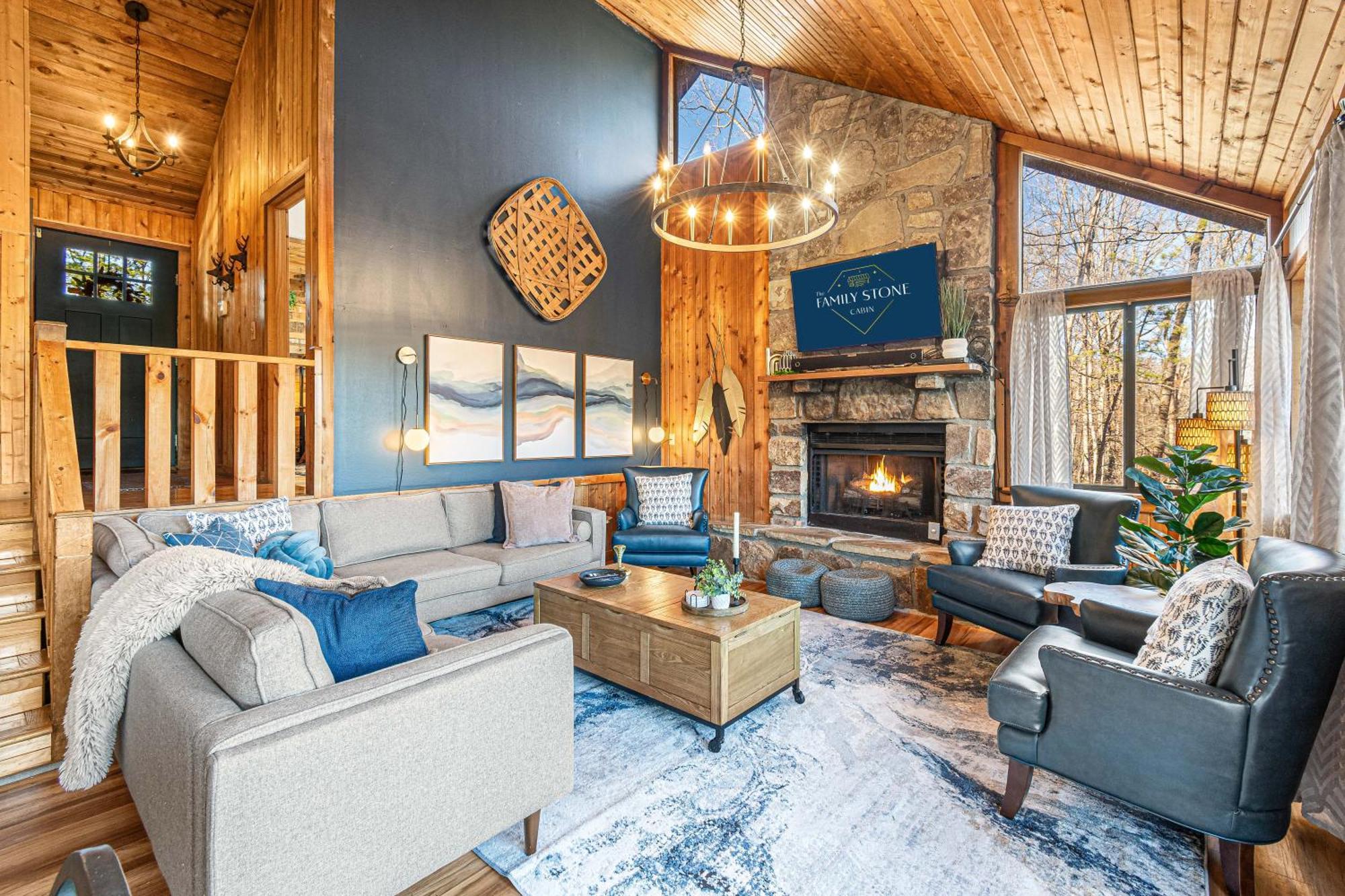 The Family Stone Luxe Cabin Sleeps 12 Hot Tub Dogfriendly Dollywood Pigeon Forge Εξωτερικό φωτογραφία